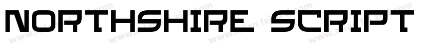 northshire script sl字体转换